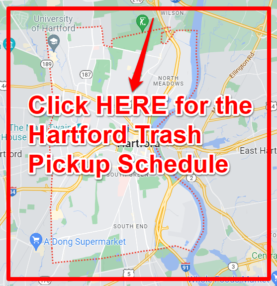 Hartford Trash Pickup Schedule Map