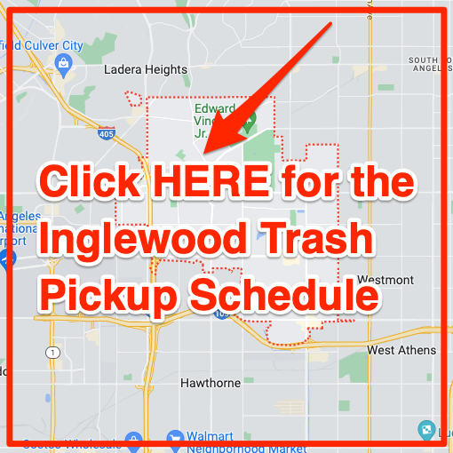 Inglewood Trash Pickup Schedule Map