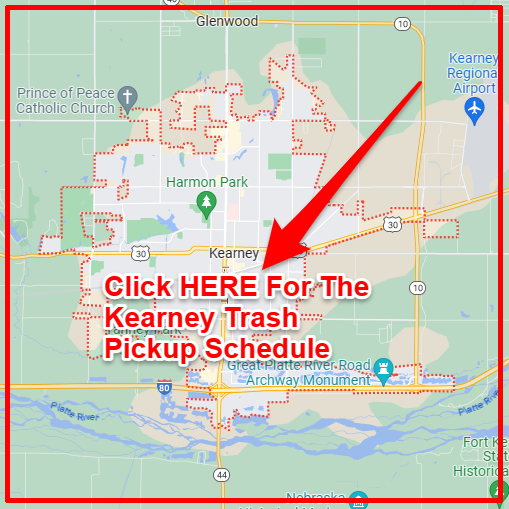 Kearney Trash Collection Map
