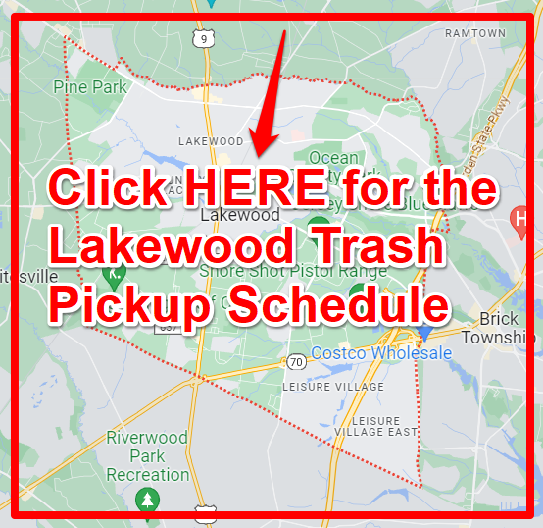 Lakewood Trash Pickup Schedule Map