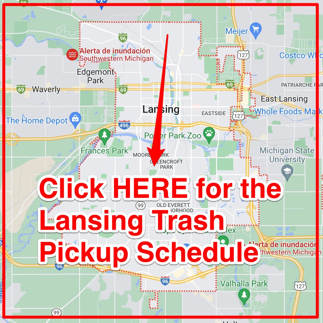 Lansing Trash Schedule 2024 (Bulk Pickup, Holidays, Map)