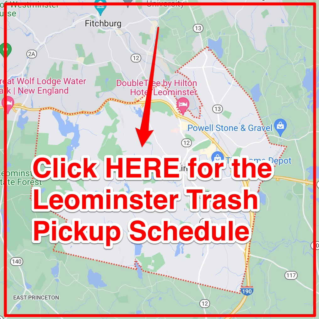 Leominster Trash Pickup Schedule