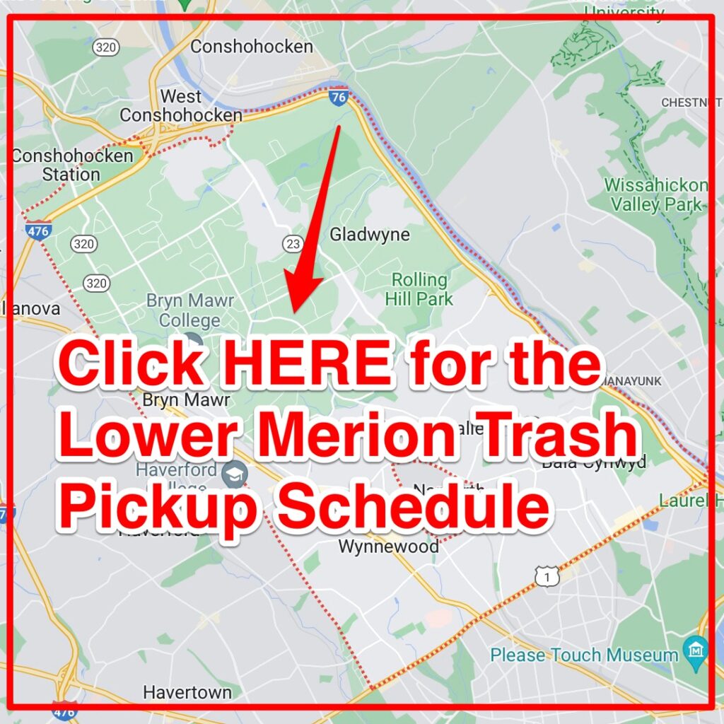 Lower Merion Trash Pickup Schedule