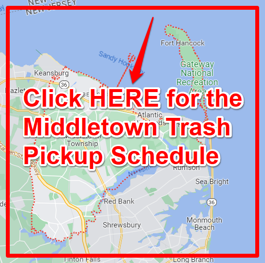 Middletown Trash Pickup Schedule Map