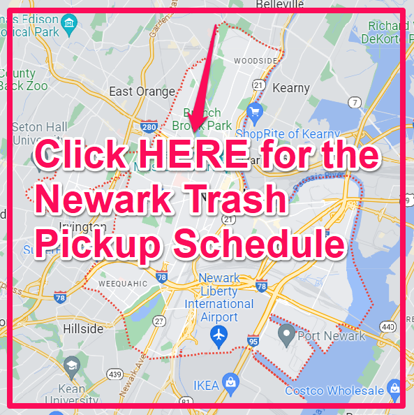 Newark Trash Pickup Schedule Map