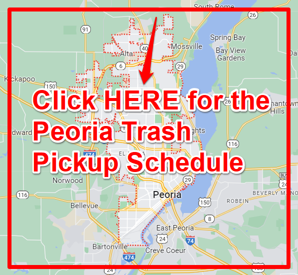Peoria Trash Pickup Schedule Map
