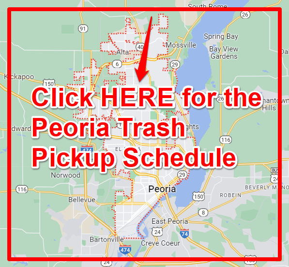 Peoria Trash Schedule 2023 (Bulk Pickup, Holidays, Map)