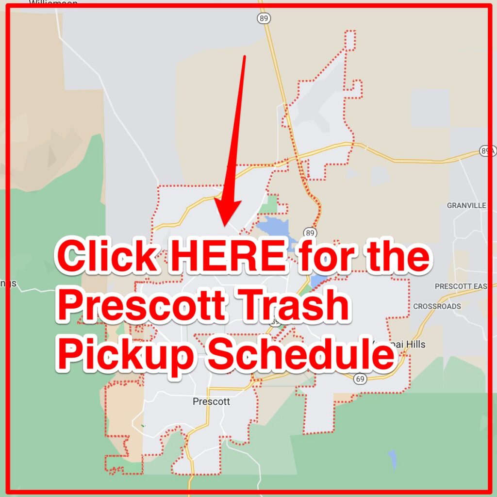 Prescott Trash Pickup Schedule