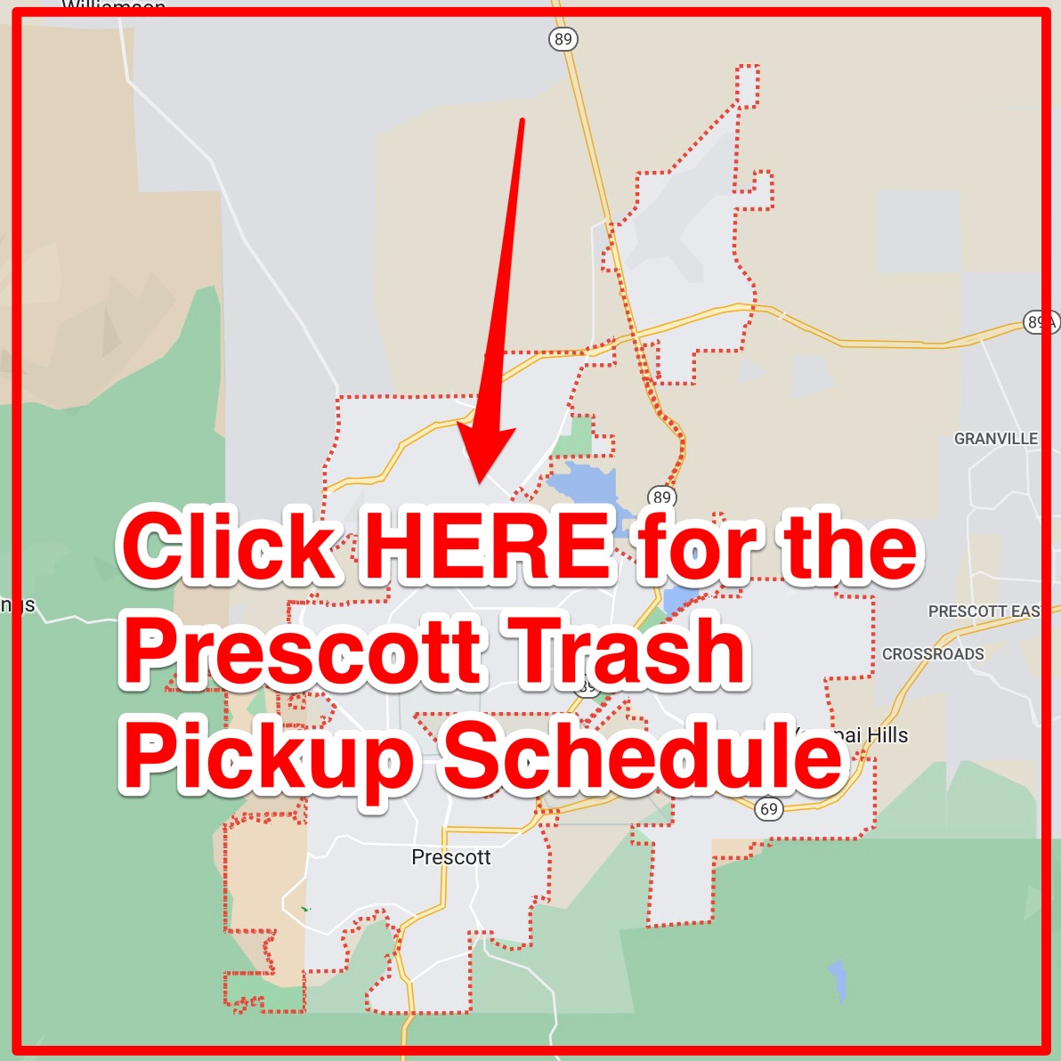 Prescott Trash Schedule 2024 (Bulk Pickup, Holidays, Map)