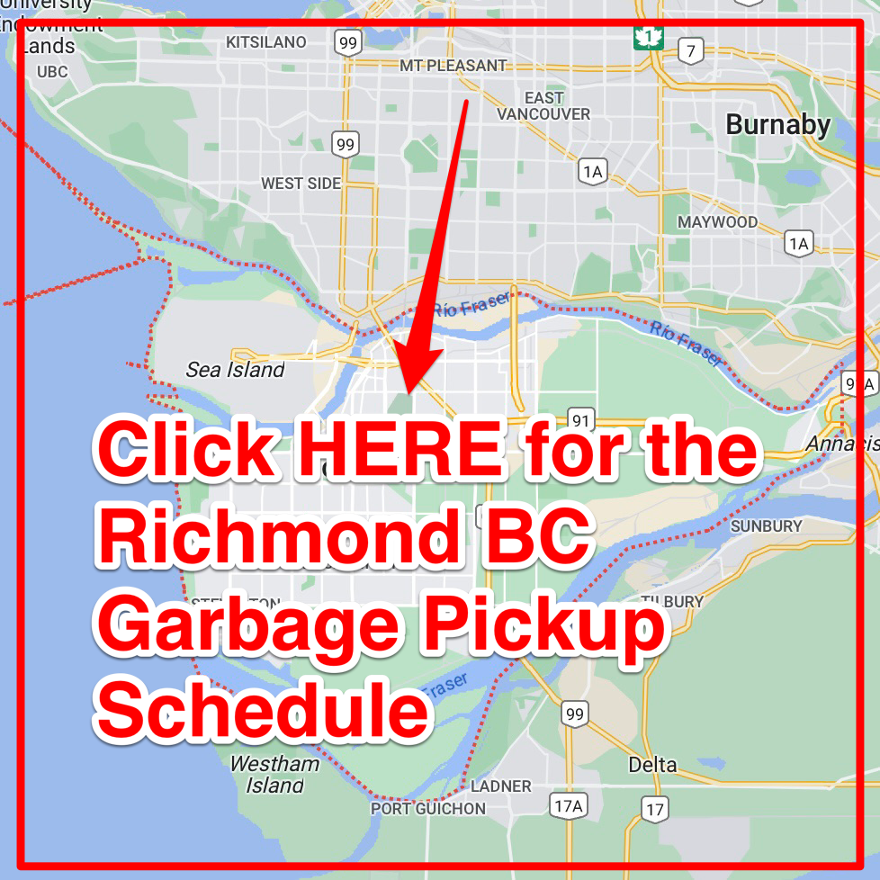 Richmond BC Garbage Pickup Schedule