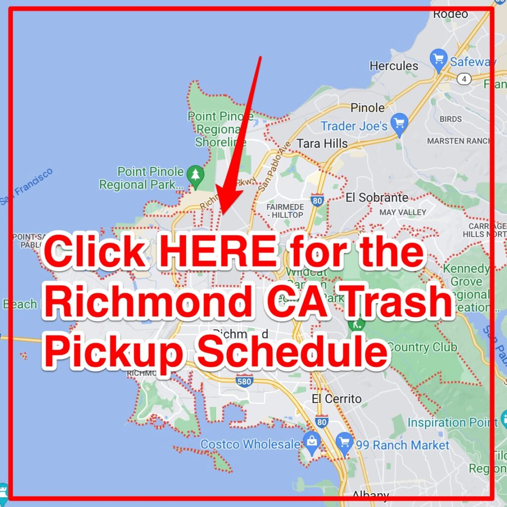 Richmond CA Trash Pickup Schedule