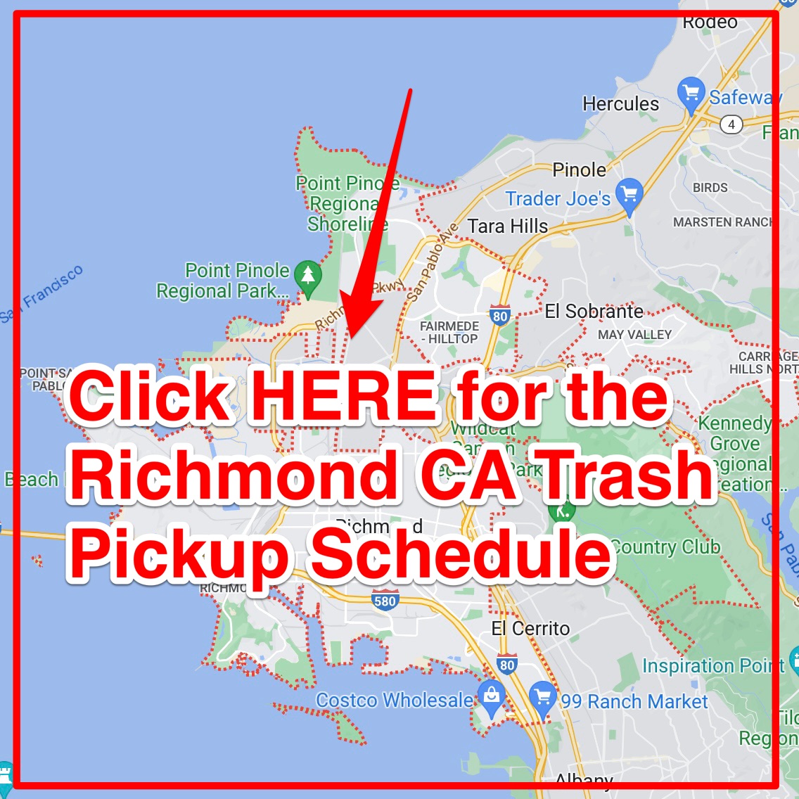 Richmond CA Trash Schedule 2024 (Bulk Pickup, Holidays, Map)