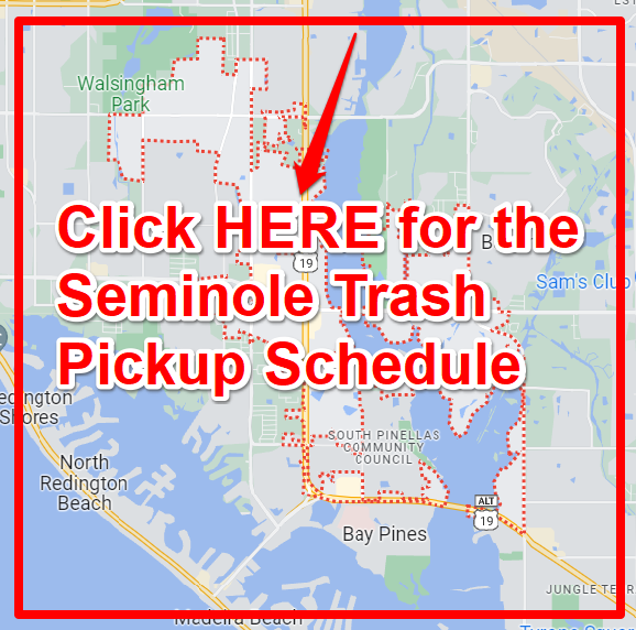Seminole Trash Pickup Schedule Map