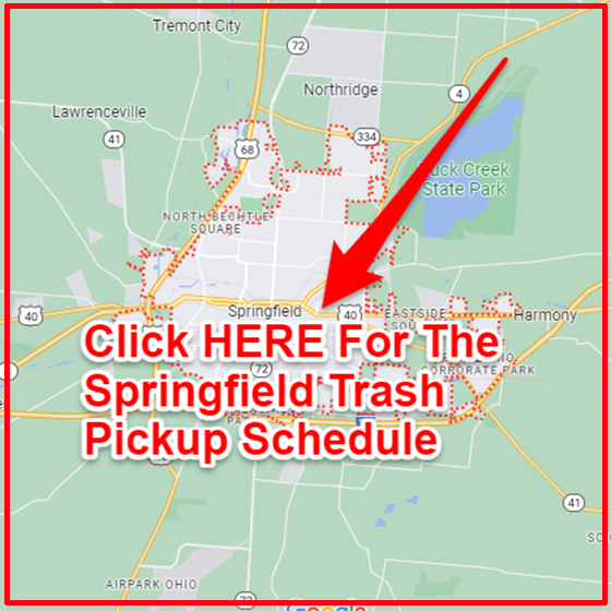 Springfield Trash Collection Map