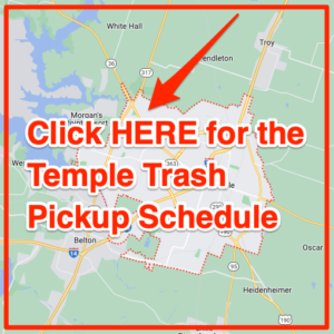 Temple Trash Schedule 2024 (Bulk Pickup, Holidays, Map)