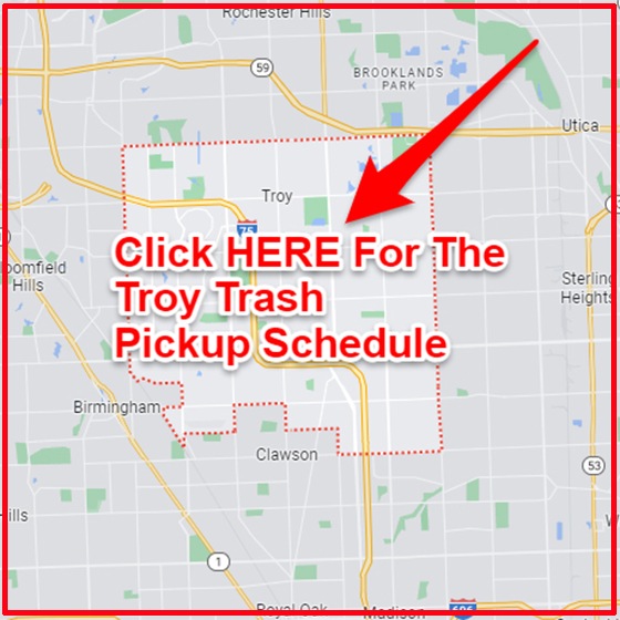 Troy Trash Collection Map