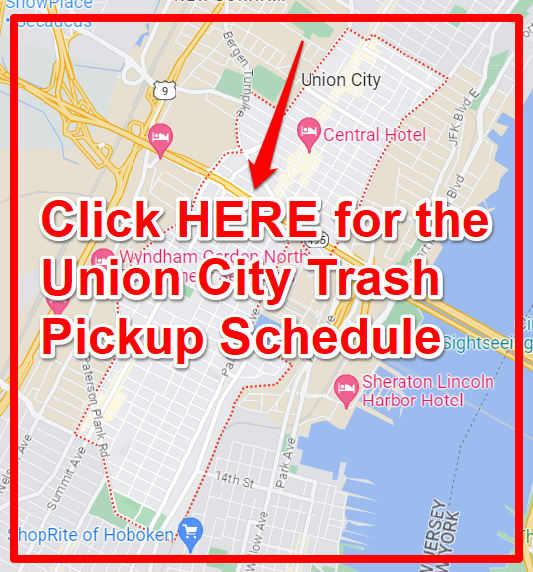 Union City Trash Pickup Schedule Map