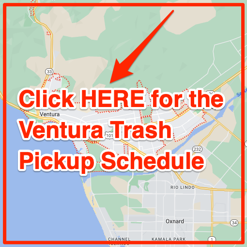 Ventura Trash Pickup Schedule Map