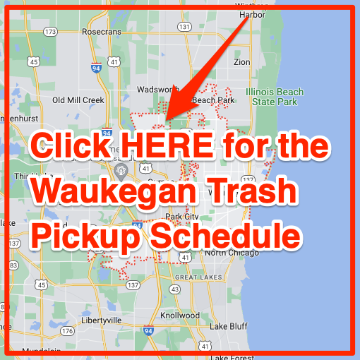 Waukegan Trash Pickup Schedule Map