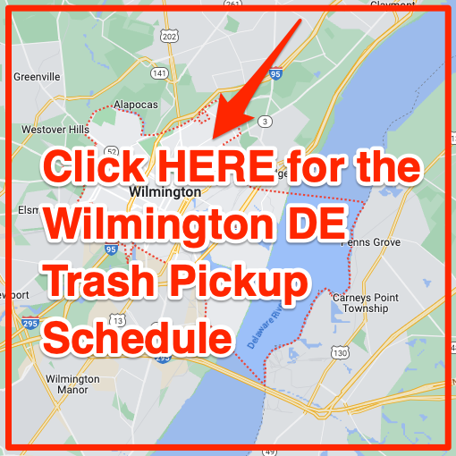 Wilmington DE Trash Pickup Schedule Map