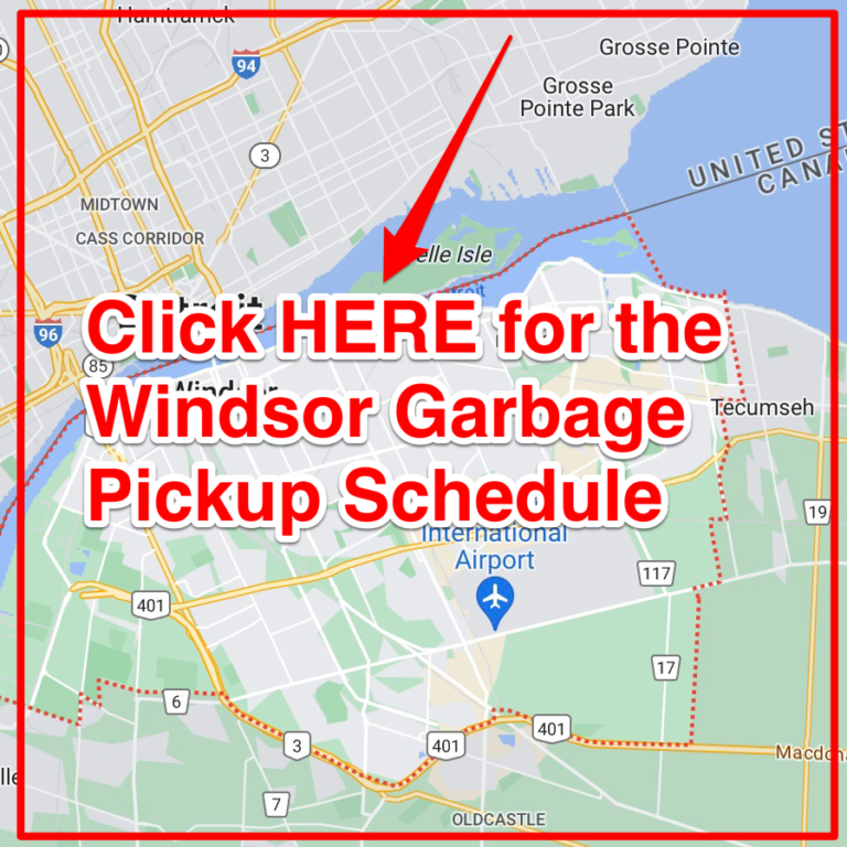 Windsor Trash Schedule 2024 (Bulk Pickup, Holidays, Map)