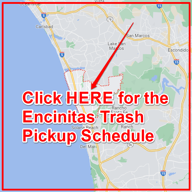 Encinitas Trash Pickup Schedule