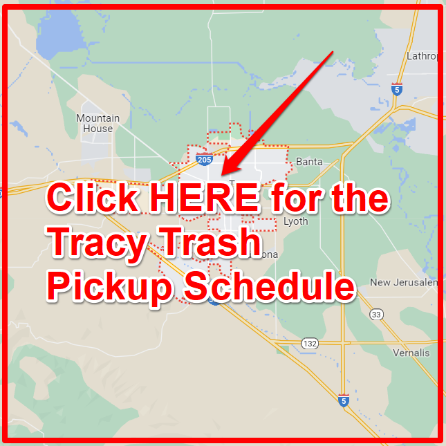 Tracy Trash Schedule 2023 (Bulk Pickup, Holidays, Map)