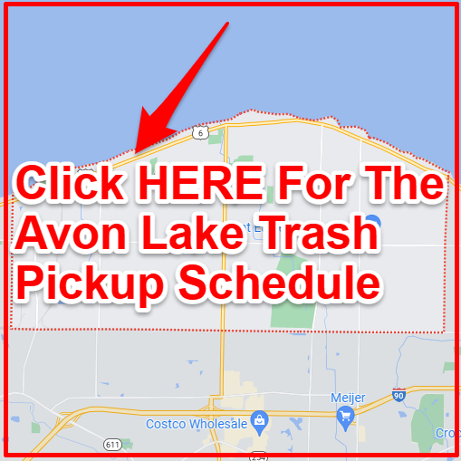 Avon Lake Trash Collection Map