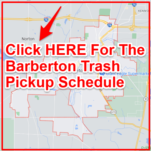 Barberton Trash Collection Map