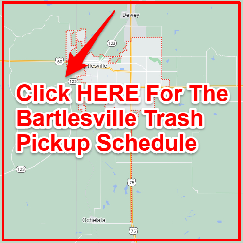 Bartlesville Trash Collection Map
