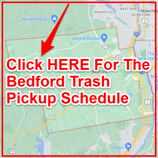 Bedford Trash Collection Map