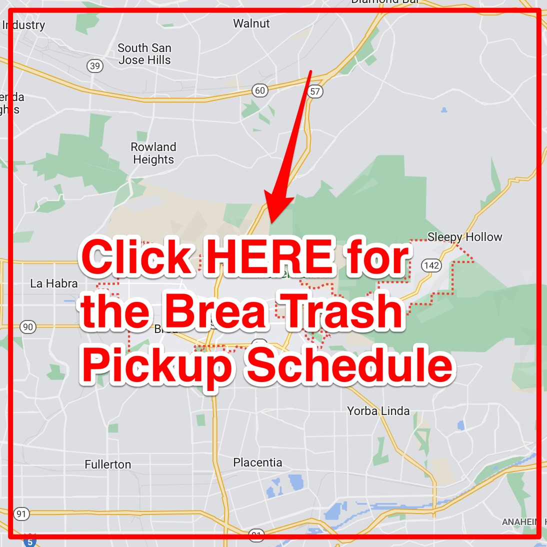 Brea Trash Schedule 2024 (Bulk Pickup, Holidays, Recycling)