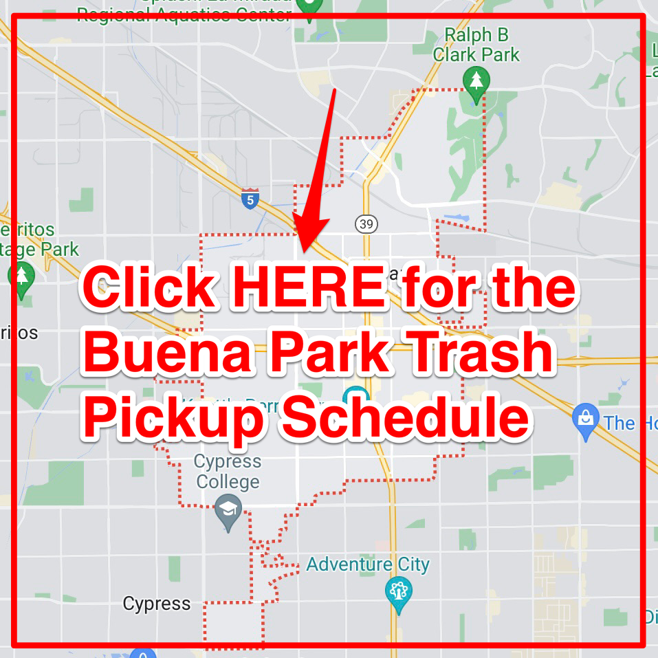 Buena Park Trash Pickup Schedule
