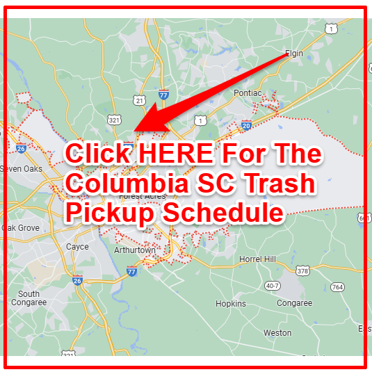Columbia SC Trash Collection Map