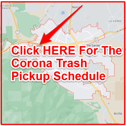 Corona Trash Collection Map