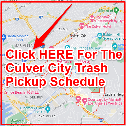 Culver City Trash Collection Map