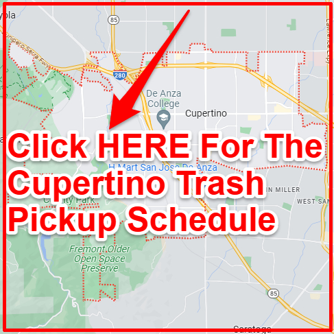 Cupertino Trash Collection Map