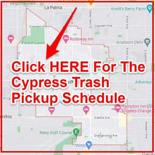 Cypress Trash Collection Map
