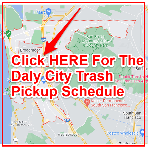 Daly City Trash Collection Map