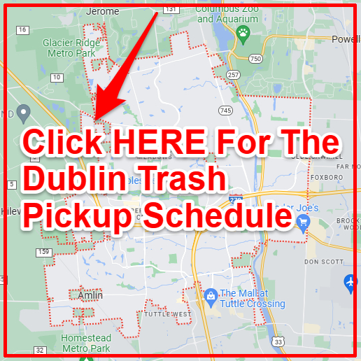 Dublin Trash Collection Map