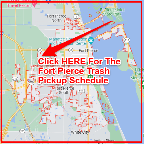 Fort Pierce Trash Collection Map