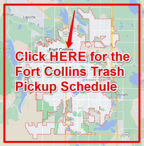 Fort Collins Trash Pickup Schedule Map
