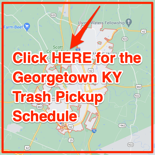 Georgetown KY Trash Pickup Schedule Map