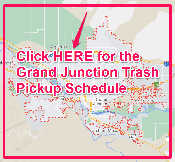Grand Junction Trash Pickup Schedule Map