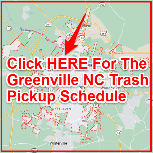 Greenville NC Trash Collection Map