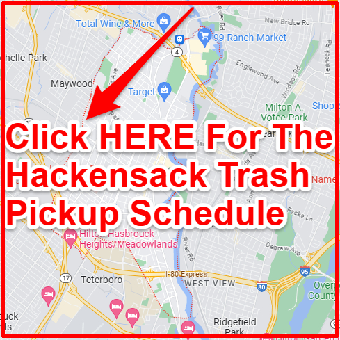 Hackensack Trash Collection Map