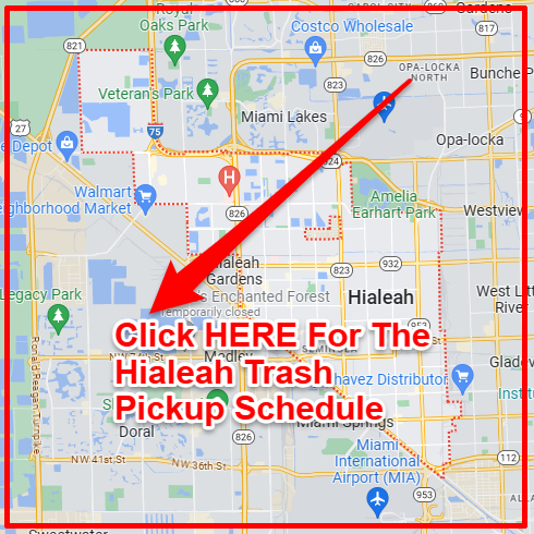 Hialeah Trash Collection Map