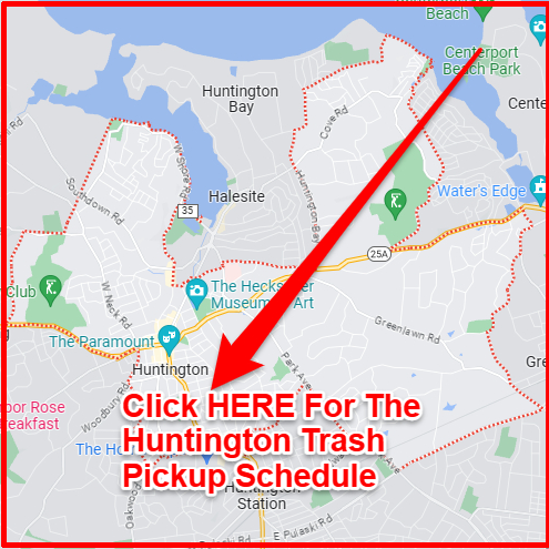 Huntington Trash Collection Map