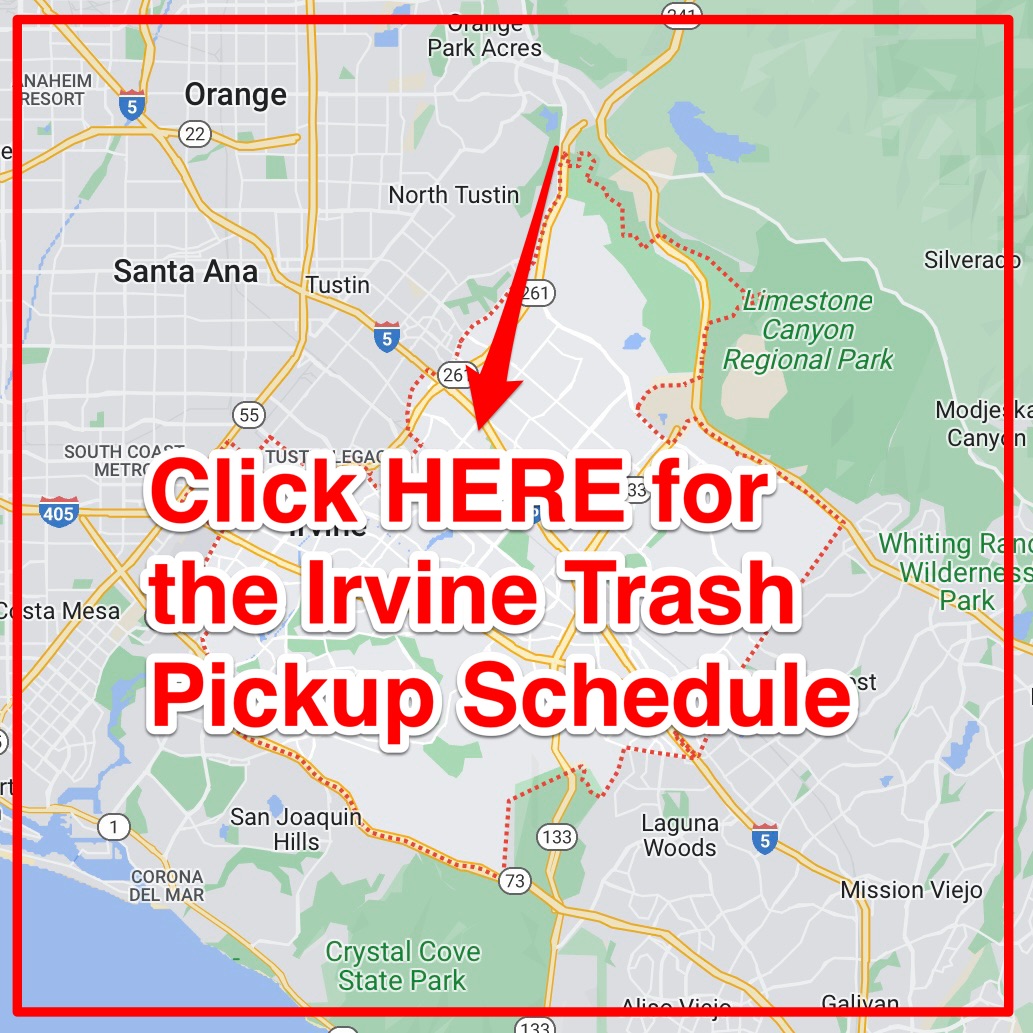 Irvine Trash Schedule 2024 (Bulk Pickup, Holidays, Recycling)