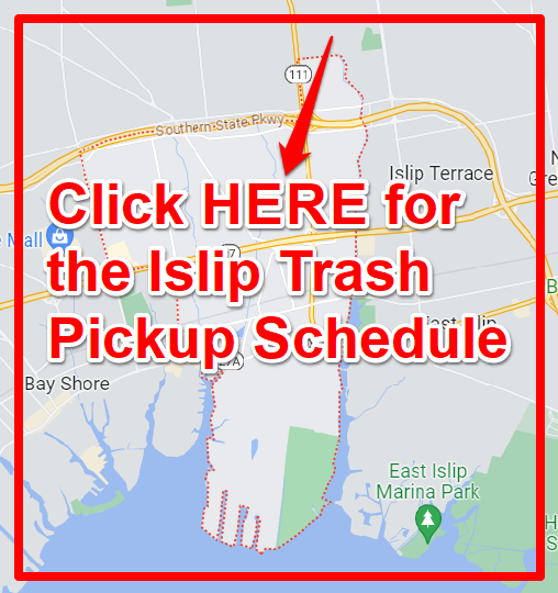 Islip Trash Pickup Schedule Map